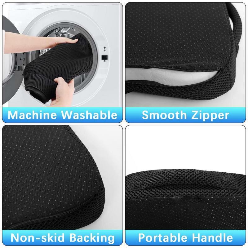 Universal Seat Cushion For Desk Chair Car Seat Cushion Non Slip Orthopedic Memory Foam Cushion Pads For Cars Office Hip Support