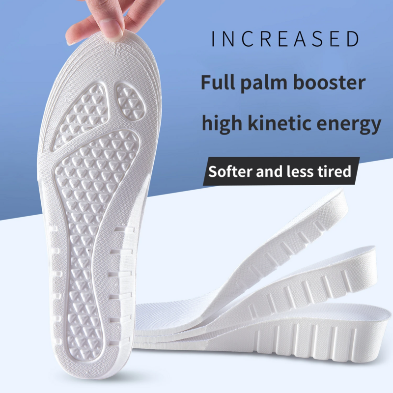 2024 Invisiable Height Increase Insoles for Feet Breathable Elevator Height Increase Templates Insoles for Women Men Shoes Pads