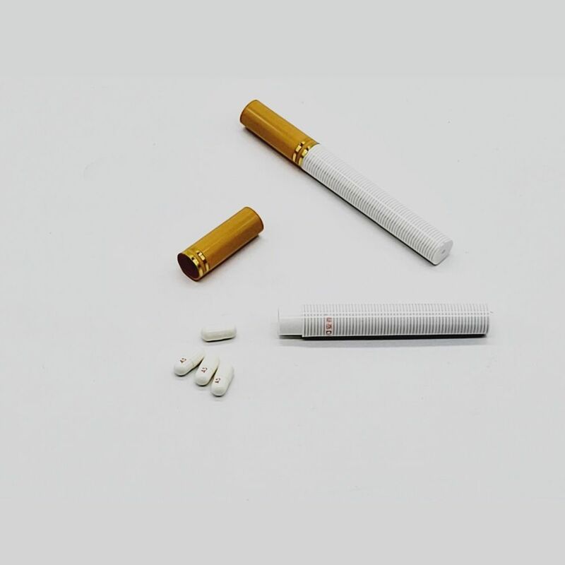속임수 담배 모양의 약 상자, 미니 변장, 안전한 송금, 숨기기 무기