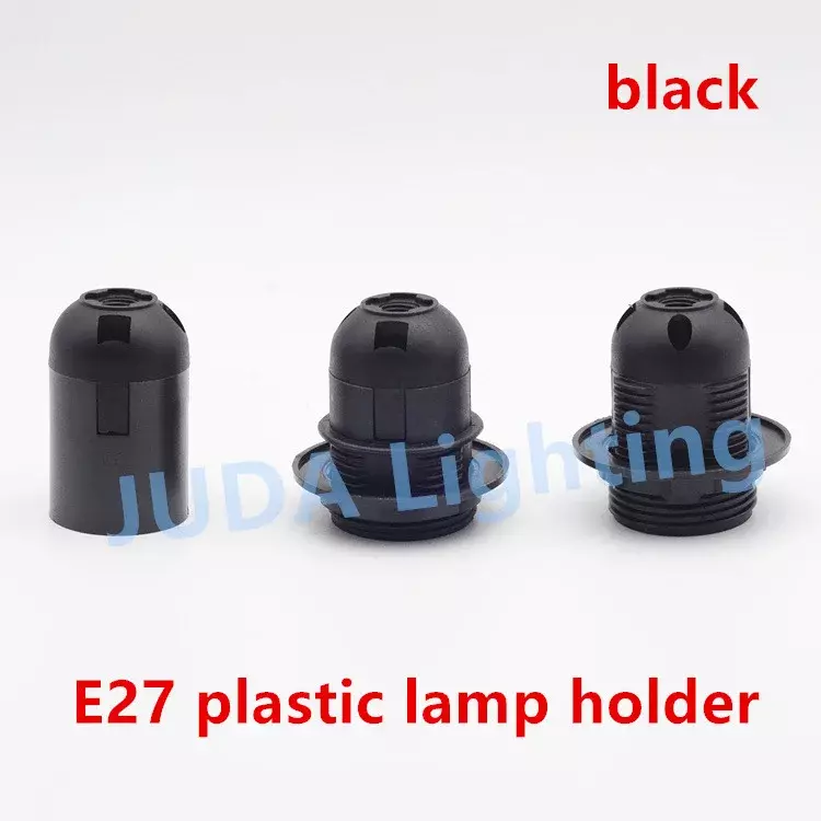 E14 E27 socket lamp holder plastic material smooth thread lamp base for chandeliers led bulb pendant lights ceiling rose canopy