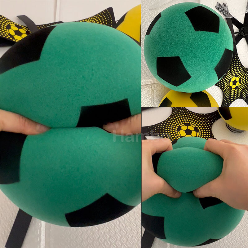 Balón de fútbol de espuma silencioso para interiores, pelota de rebote silenciosa, regalo para niños, tamaño 5, 3