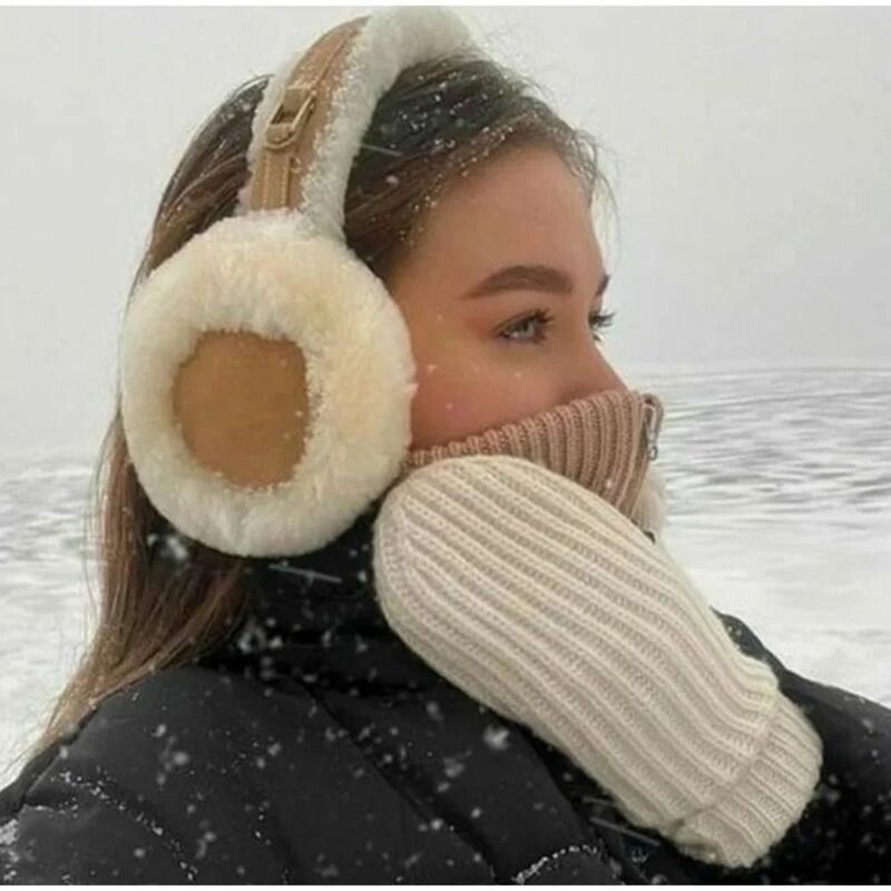 Faltbare Plüsch Ohren schützer neue Mode wärmer warme Ohren klappen Outdoor-Ohren schützer Ohr schutz Winter Ohr schutz