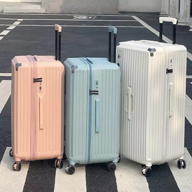 Five Wheel Large Capacity Thickened Trolley Box Universal Wheels For Overseas Shipment Password Luggage Suitcase Case Pack Trunk