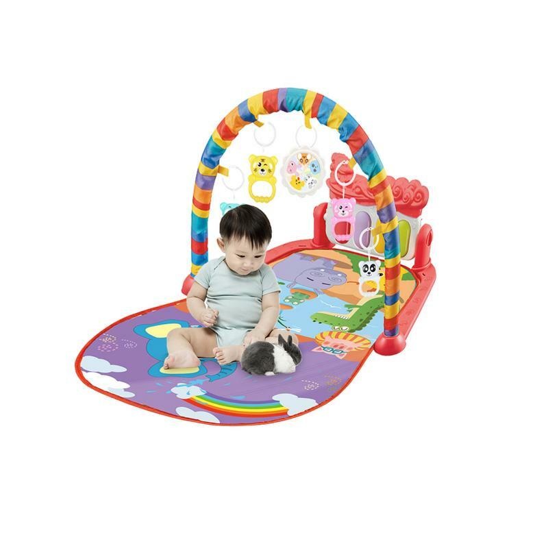 Play Gym For Baby Kick And Play Piano Gym Thicker Non-Slip Visual Hearing Touch Cognitive Development For Baby Toddler Infant