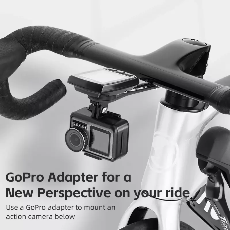 Rockbros Fahrrad Computer halter Kohle faser für Garmin Bryton Gopro Kamera Lichtst änder Fahrrad Computer halterung Verlängerung halterung