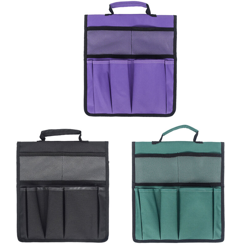 1pc 12X13 pollici borsa per attrezzi da giardino 210D Oxford Cloth tasche Multiple per la conservazione del sedile borsa appesa giardinaggio all'aperto