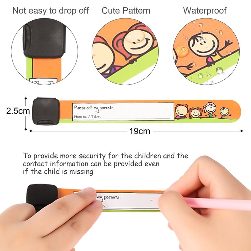Szelki bezpieczeństwa dla dzieci dla dorosłych smycz anty-zgubiona bransoletka z rozpoznawaniem bezpieczeństwa lina regulowana na nadgarstku smycz na rękę