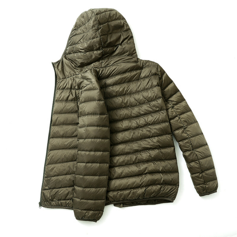 メンズ秋冬コート,ファッショナブルな白いダックダウンジャケット,超軽量,ポータブル,スリム,ニューコレクション2022