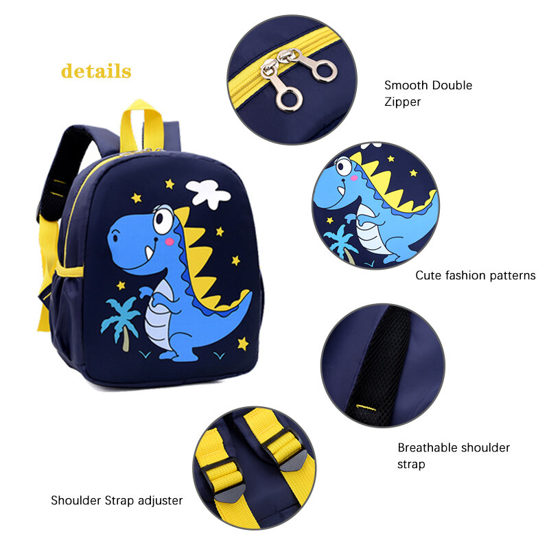 Mochilas escolares de dibujos animados Kawaii para niños, mochila impermeable a la moda, para guardería, Escuela Primaria
