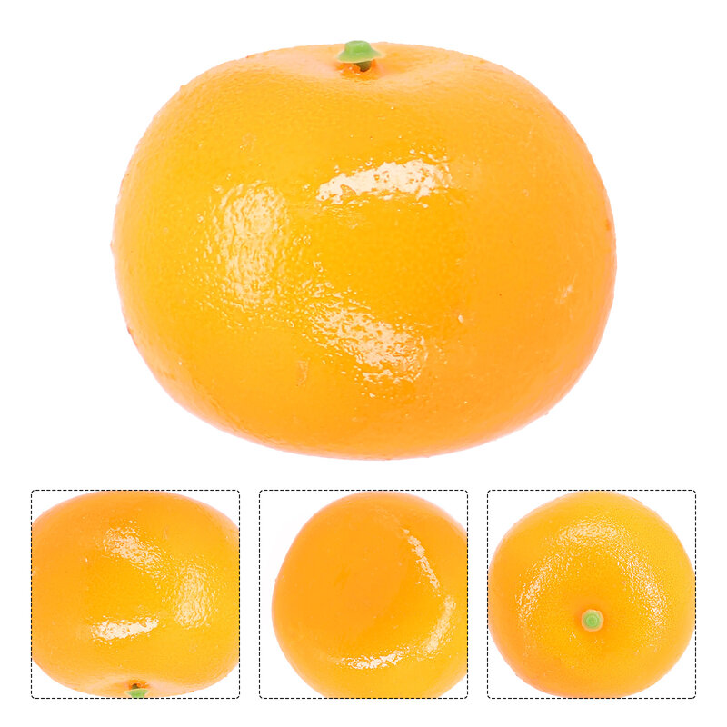 Buah palsu buatan seperti hidup buah buah persik Lemon pasar pesta buatan Lemon jeruk pisang limit buah plastik untuk dekorasi