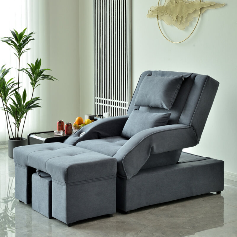 Роскошный набор стульев для спа и педикюра, шезлонг для маникюра и педикюра, косметическая педикюрная корзина, оборудование для спа-салона, мебель CM50XZ