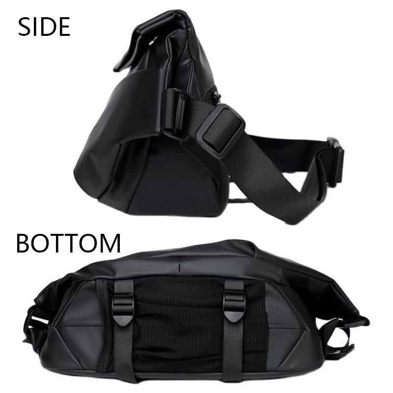 Men's Functional Camera Chest Bag Waterproof Ipad Multifunctional  Crossbody Bag Men's Personal Shoulder Bag Stand Messenger Bag