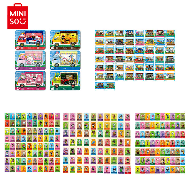 MINISO Sanrio Amxxbo Leaf Animal Crossing Lock New Horizons Amxxbo card for NS Switch games new leaf Welcome S1 to S6 001-448