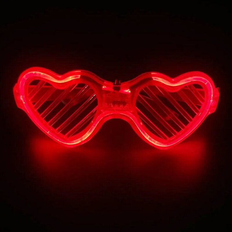 Kacamata pesta mode 2024 kacamata LED menyala dalam gelap perlengkapan pesta Neon hadiah pesta untuk anak-anak dewasa