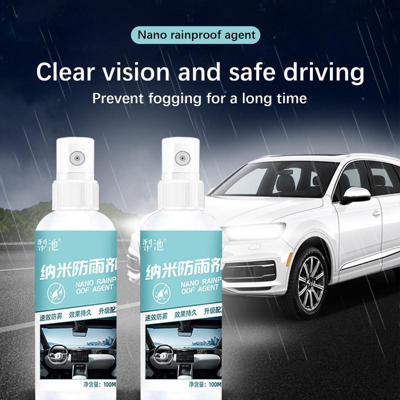 Spray anti-pluie pour voiture, agent de revêtement imperméable, spray anti-buée, spray protecteur pour pare-brise, spray protecteur polyvalent