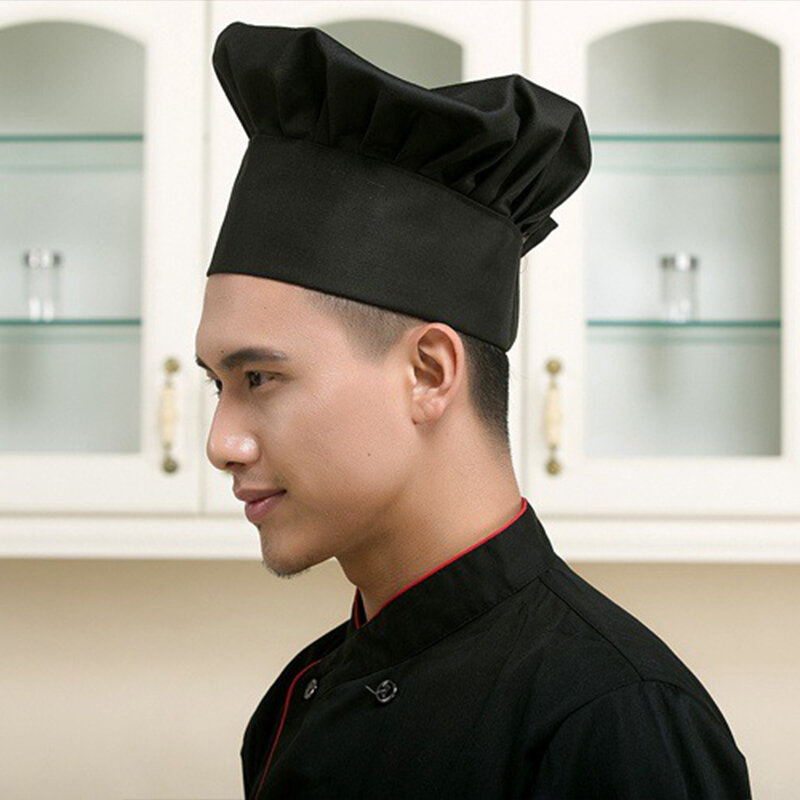 Chapeau de Chef professionnel, chapeaux de cuisine de Restaurant, de café d'hôtel, casquette de serveur, casquette de BBQ, accessoires de Services de restauration
