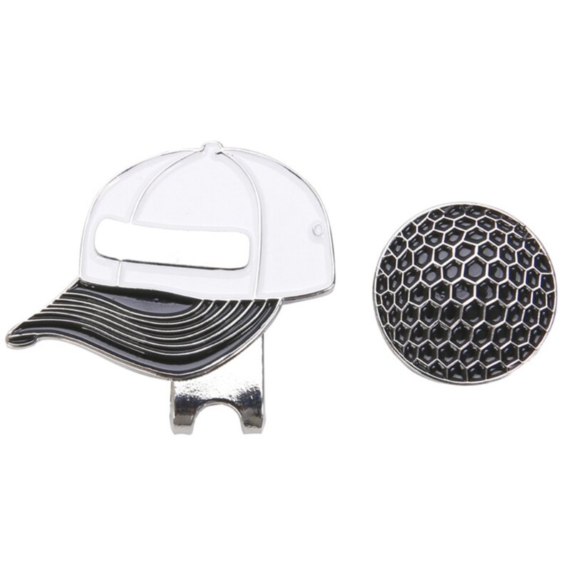 Магнитный зажим для шляпы для гольфа Держатель маркера мяча для гольфа Легко наклеивается и снимается