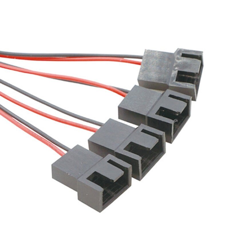 Y1UB 4 Pin Stecker Auf 4Pin Splitter IDE für Gehäuse Lüfter Netzteil Splitter Adapter Kabel