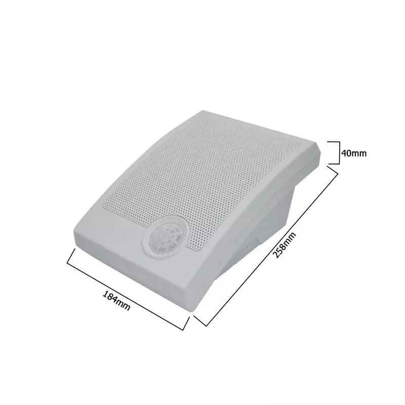 Bluetooth Wall-mount Speaker 10W High Fidelity Wireless Loudspeaker Public Broadcast HIFi Stereo Background Audio for Restaurant