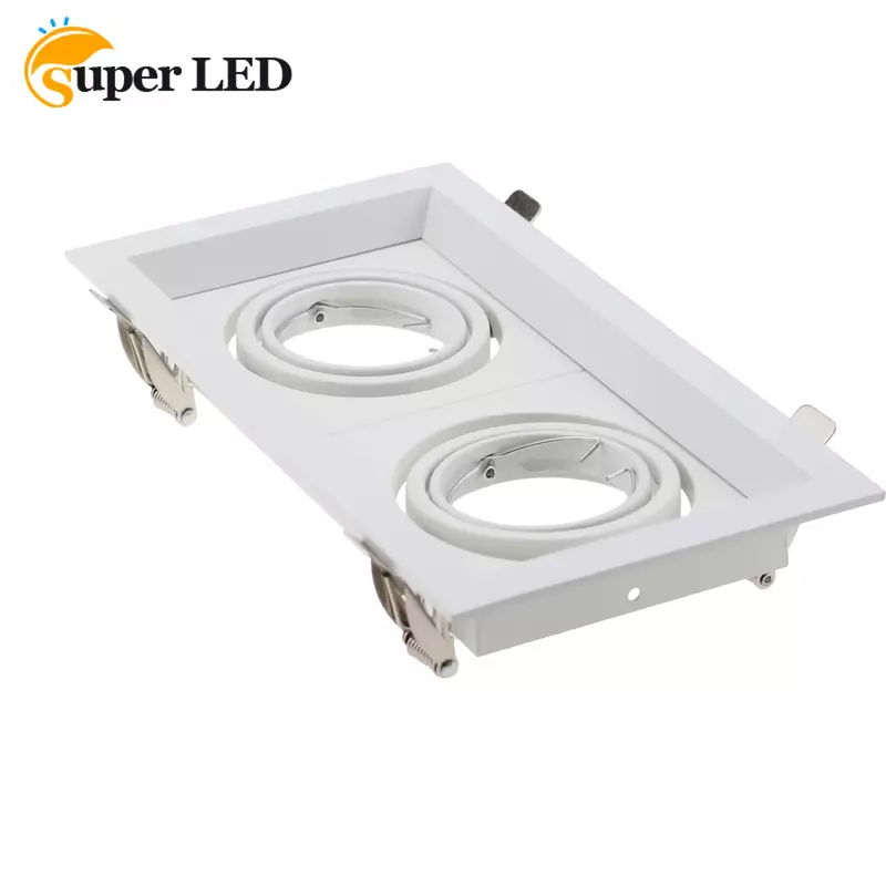 Premium Adjustable Commercial Recessed LED Downlight Ceiling Retail Spotlights Frame
