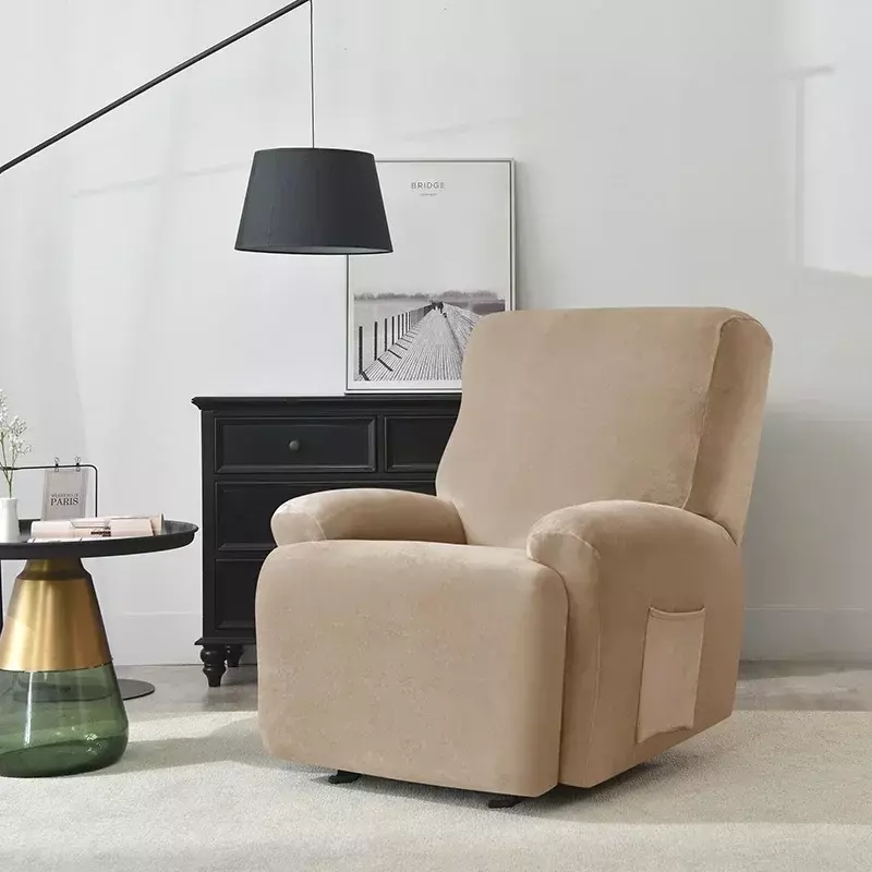 Sarung kursi berlengan sofa, penutup kursi dengan Dekorasi Rumah saku samping