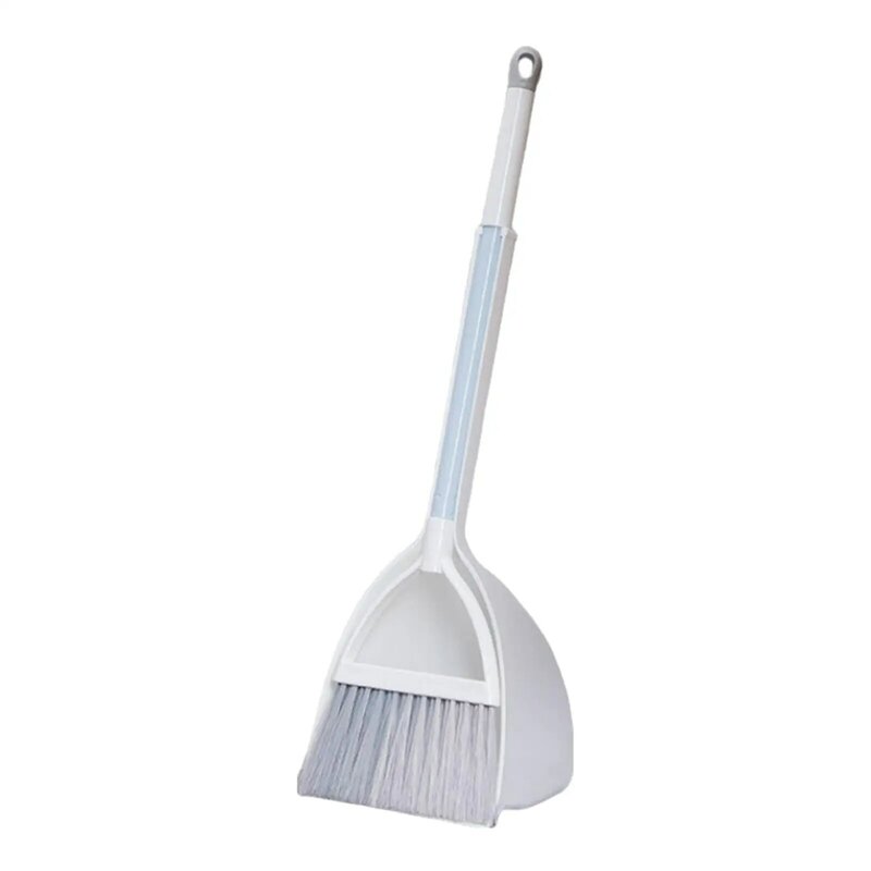 Small Broom and Dustpan Set Pretend Play Toy Cleaning Toys Gift Children Sweeping House Cleaning Toy Set for Age 3-8 Boys Girls