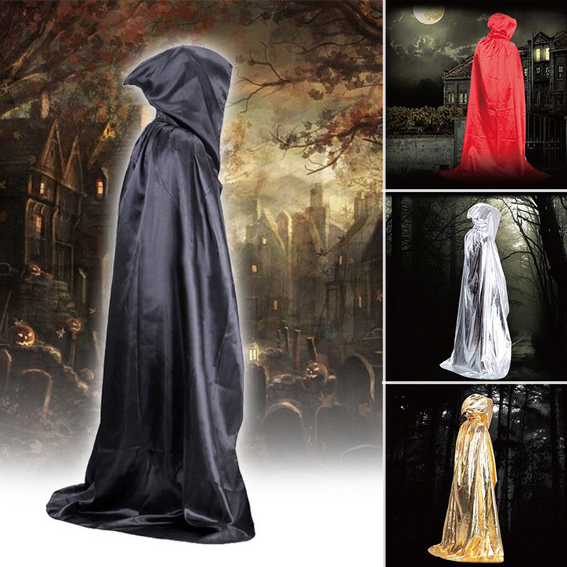 Unisex Hooded Cloak Role Cape Play Halloween Cape Hood And Cape Costumes For Halloween