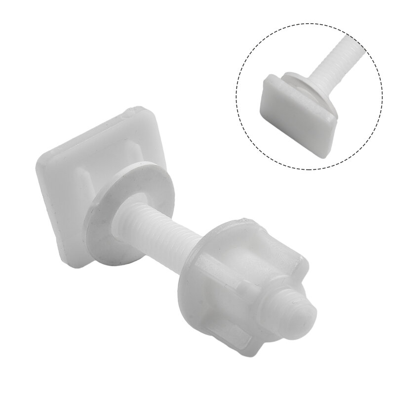 Plastic Wc-Bril Scharnier Reparatie Bouten + Fitting Schroeven + Ringen Kit Accessoires Universele Badkamer Armatuur Huishoudelijk Accessoire