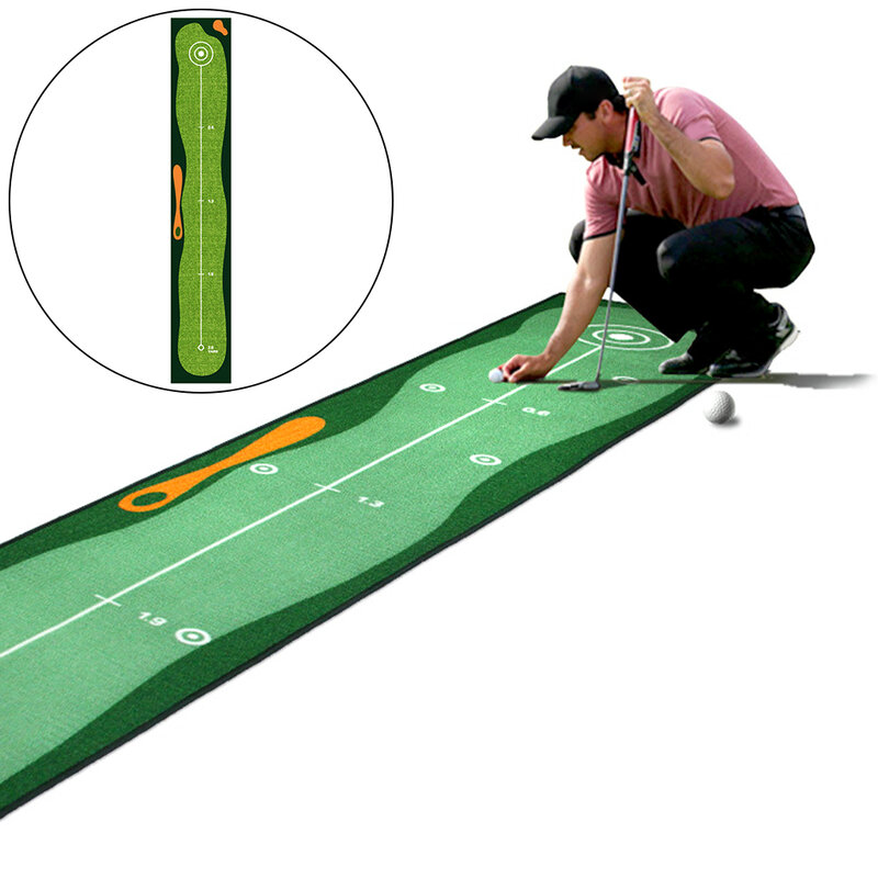Automat treningowy do golfa kryta mata golfowa zielona mata do ćwiczeń sprzęt do pomoc szkoleniowa golfowego do ćwiczeń w domu na podwórku