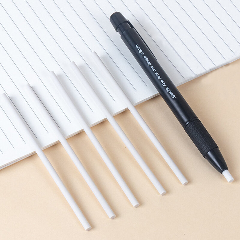 3.8MM Eraser Pen 6 Retractable Eraser Refill Sketch Highlight Erasers Pen-Style Erasers Details Highlight Rubber Art Supplies