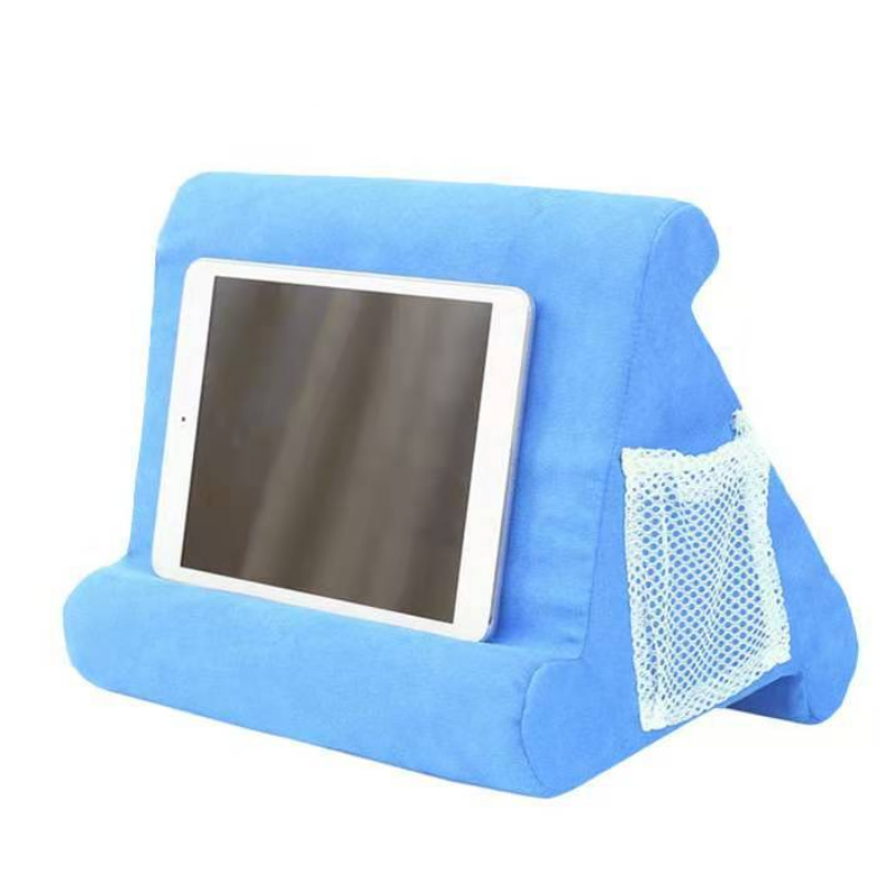 Tablet Pillow Stand and IPad Holder for Lap, Desk and Bed, Multi-Angle and Compatible For Samsung Galaxy, iPhone 13