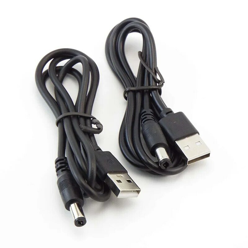 USB tipo A macho A DC 3,5, 1,35, 4,0, 1,7, 5,5, 2,1, 5,5mm, cable de alimentación de extensión, conector de cable Jack J17