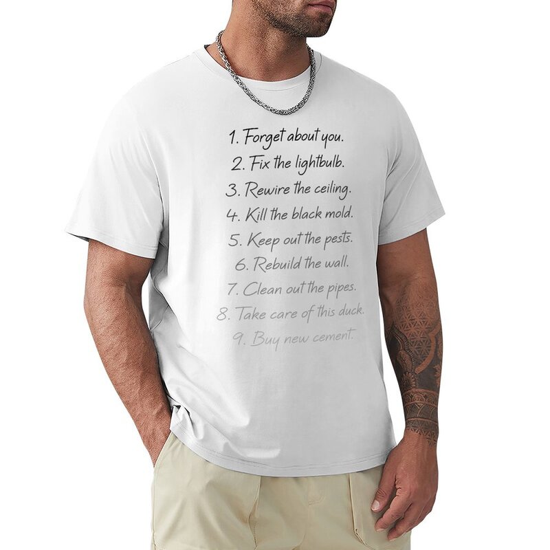 36 domande-una cosa (versione 2) t-shirt anime funnys sweat magliette nere per uomo