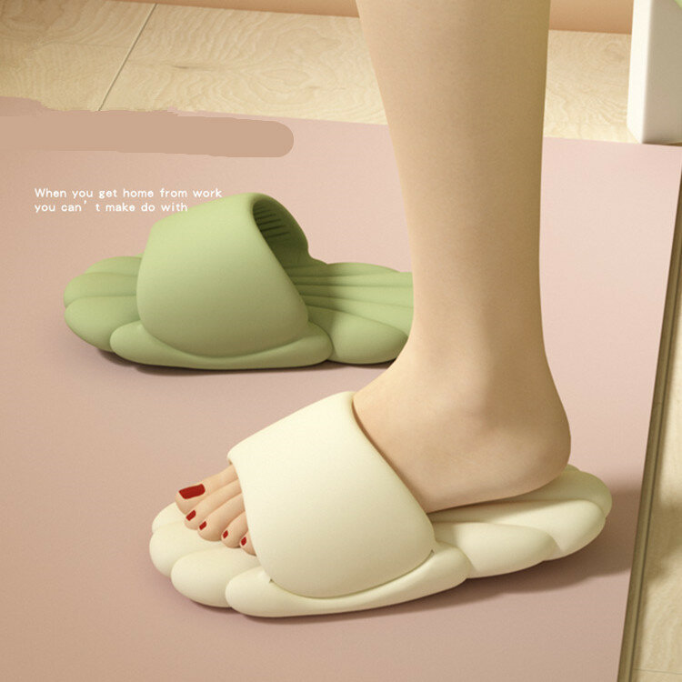 Sandal wanita sandal EVA wanita lucu 2024 musim panas luar ruangan sol tebal pakai sandal rumah dalam ruangan Instagram