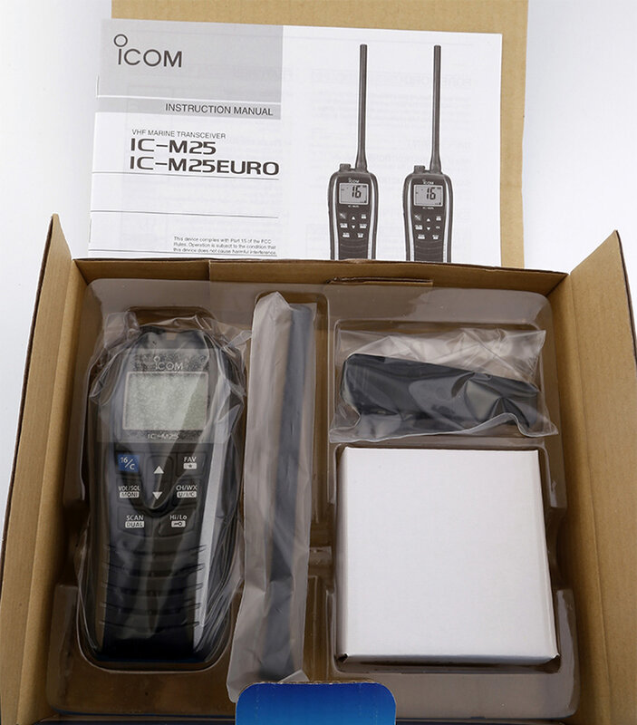 IC-M25 IC-M23Walkie 마린 VHF 플로팅 워키토키, 방수 워키토키, 모바일 스테이션