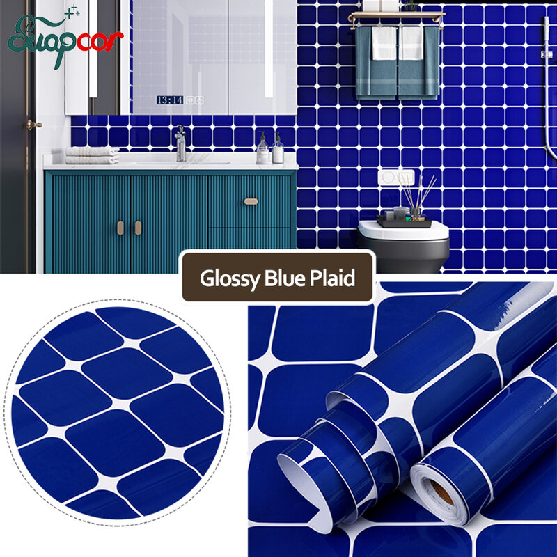 Pvc cozinha auto-adesivo papel de parede à prova de óleo adesivo banheiro impermeável moistureproof mármore bancada gabinete renovação filme