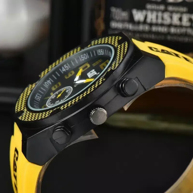Najlepsze zegarki dla kotów dla mężczyzn w stylu luksusowa tarcza czasu sportowy automatyczny zegarek na rękę zegarek biznesowy kwarcowy męskie zegary AAA