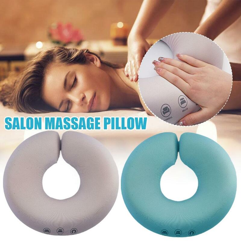 U-shaped Hairdressing Pillow Massage Face Cradle Cushion Supplies Pillow Relaxation Nap Spa Adjustable Treatments Massages S0M0