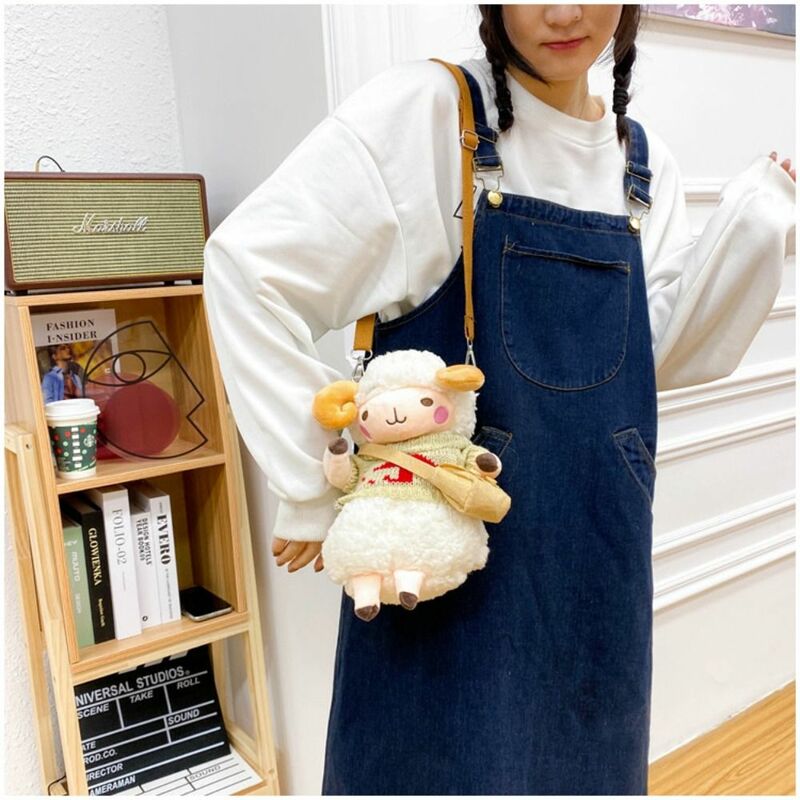 Plush Crossbody Bags JK Uniform Accessories Toy Gift Korean Style Handbags Cute Small Bags Women Handbags Cute Lamb Bag
