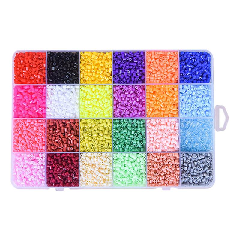 39000x Fuse Beads Kit 2.6mm Melty Beads Puzzle Toys for Beginners Kids Party