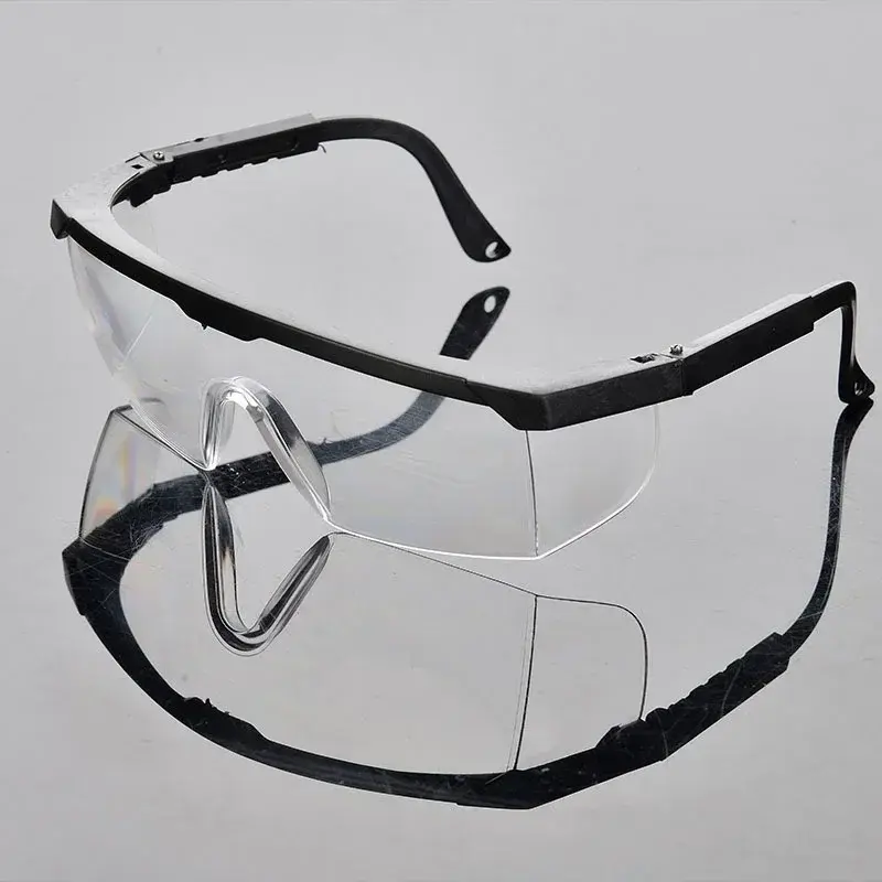 Kacamata pelindung bersepeda dan bersepeda, lensa mata laboratorium Anti guncangan tahan debu dan pasir