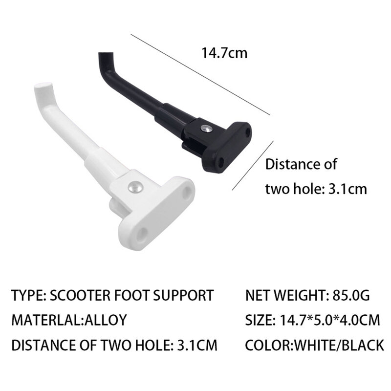 Supporto per piede per Scooter elettrico supporto per parcheggio per M365/Pro/1S E-Scooter treppiede laterale supporto per parcheggio E-Scooter parti