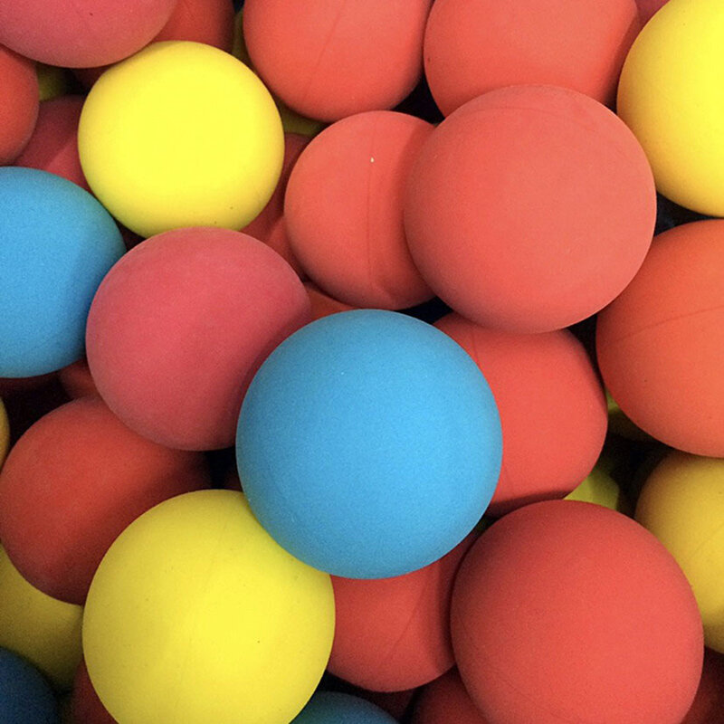 Low Speed Hollow Rubber Ball para Treinamento de Competição, Squash Racquetball, 5.5cm