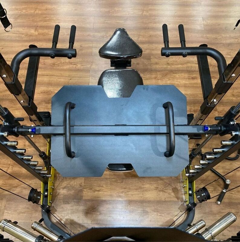 Máquina multifuncional do instrutor do equipamento do ginásio do braço do jammer do melhor preço smith com pilha de peso