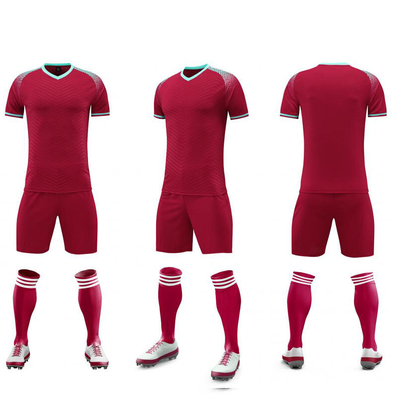 Летняя брендовая футбольная одежда 23-24, синяя, красная, белая Джерси, футболка с короткими рукавами и шорты, индивидуальный стиль 2201