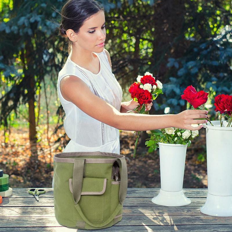 Borsa per attrezzi da giardino borsa per attrezzi multifunzionale borsa per attrezzi da giardinaggio cintura per marsupio borsa per la manutenzione di grandi dimensioni