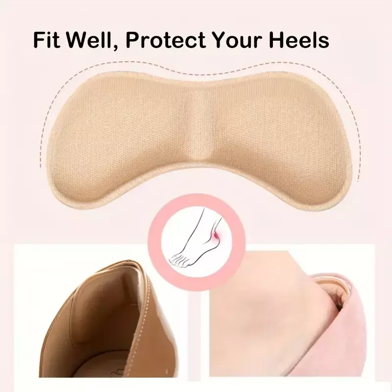 3 Pairs Insoles Patch Heel Pads High Heel Adjustable Shoe Pads Pain Relief Feet Pad Insole Back Heel Protector Sticker Insert