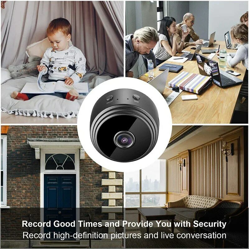 Mini kamera A9 WiFi Monitorowanie bezprzewodowe Ochrona bezpieczeństwa Zdalny monitor Kamery Nadzór wideo Inteligentny dom