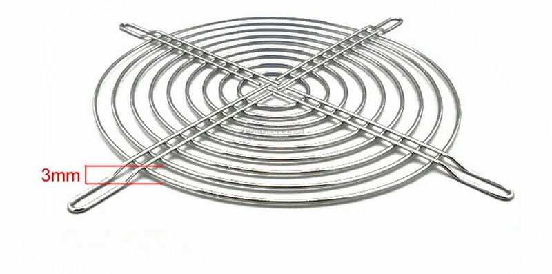 Copertura in rete della ventola di raffreddamento da 20cm 200x200mm 20060 rete di ferro di protezione della ventola maglia in acciaio inossidabile 304