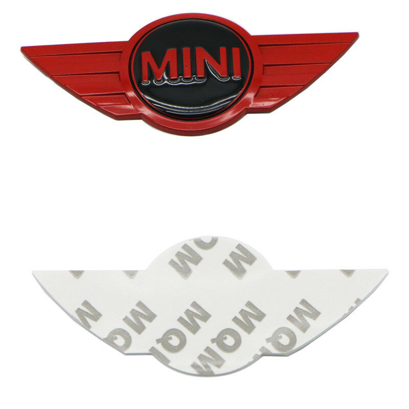 Metal Car Front Hood Substituição Logo, Emblema 3D, Decoração de crachá para Mini Cooper JCW, F55, F56, R55, R56, R60, F60, Acessórios